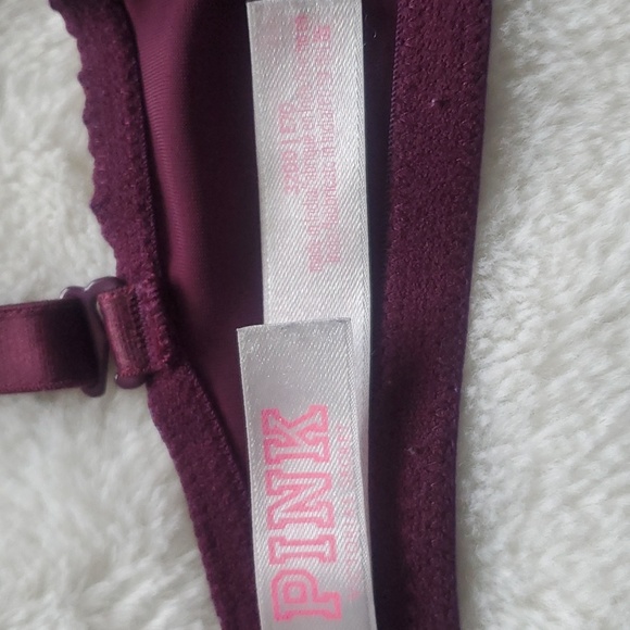 VICTORIA’S SECRET | PINK Wear Everywhere Push Up Purple Bra 32E/32DD - Picture 5 of 6